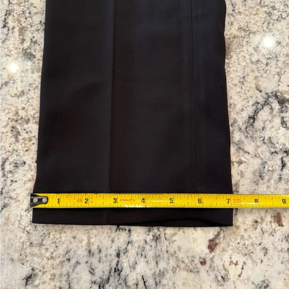 Quince Stretch Crepe Ankle Pants Black Size 8 NWT Work Career - Picture 7 of 13